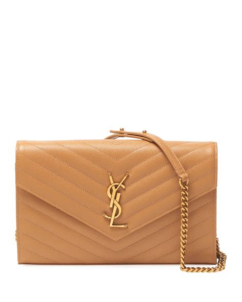 ysl wallet on chain monogram|ysl large monogram quilted leather wallet on a chain.